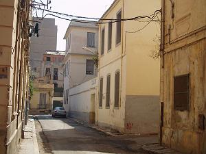 ORAN AOUT 2006 QUARTIER ST PIERRE  RUE ADJ. GABAIG AU FOND RUE BERANGER